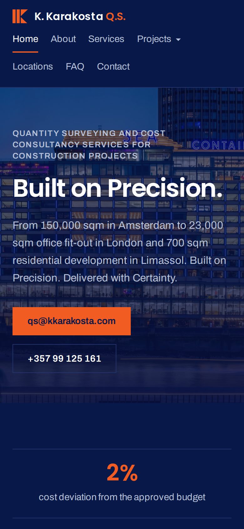 K. Karakosta Q.S. website, phone